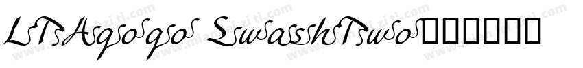 LTAgogo SwashTwo字体转换